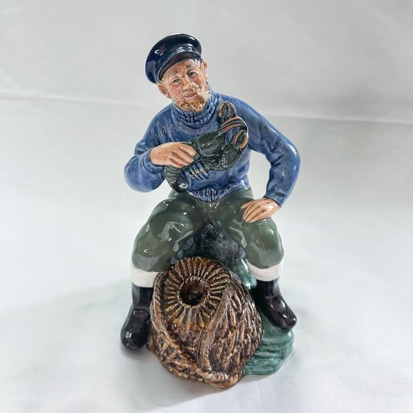Royal Doulton The Lobster Man Figurine 1964-1994, HN2317 - Picture 2 of 9